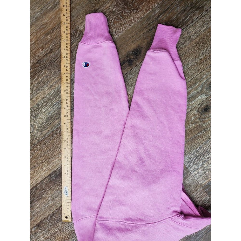 Champion Reverse Weave Women's XS Lilac Sweatshirt Cropped Vintage Style LS - Picture 7 of 10